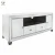 Import Large Mirrored Silver Television Stand TV Unit Furniture Glass Cabinet with Shelf from China