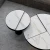Import LC-080 Hot sales 3 parts round porcelain marble tiles top cylindrical metal base office cafe living room house coffee table set from China