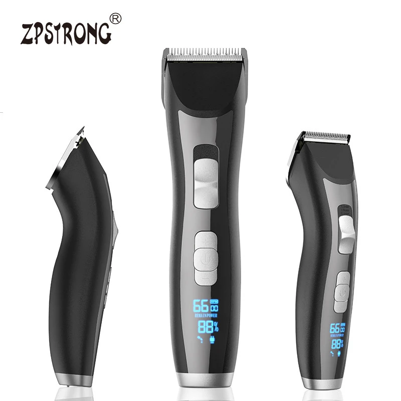 LCD Electric Rechargeable Hair Trimmer Hair Cutter Clipper