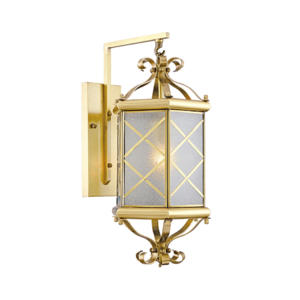 led copper lantern wall lamp for house decorative lighting