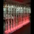 LED water bubble different color changing artificial acrylic bamboo tube wall decor for home furniture decor