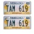 Import License Plate Custom Car Plates American and European Style Metal Sign Car Plate from China