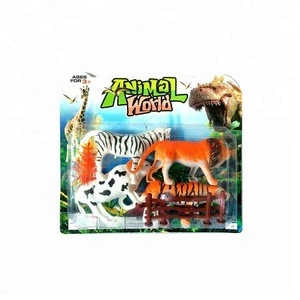 Lifelike Animal World Plastic Animal Toys Set
