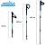 Import Lightweight Five Sections Folding Walking Stick Hiking Sticks For Outdoor from China