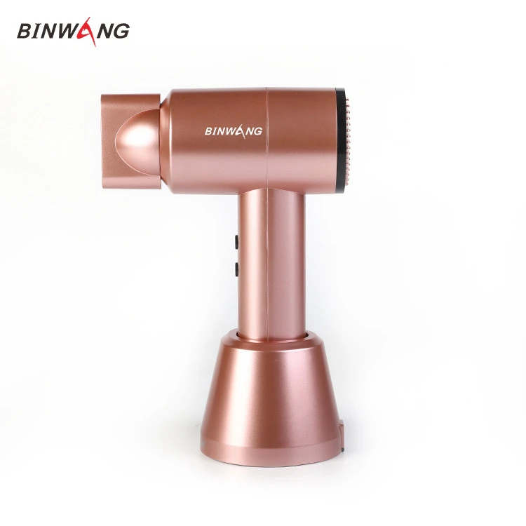 Lithium Battery Cordless Hair Dryer 300W Portable Wireless Blow Dryer for Outdoor/Travel