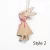 Import Lovely Easter Rabbit Wooden Decoration DIY Wood Hanging Crafts Cute Bunny Easter Ornaments Party Supplies from China