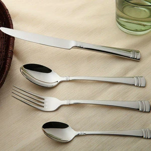 Low MOQ And Short Delivery Date Hotel Flatware 4 PCS Stainless Steel Inox Cutlery Set