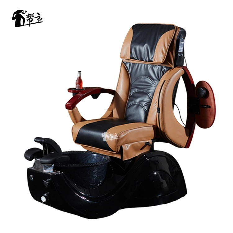 Luxury Beauty Nail Salon furniture Electric Reclining Discharge Pump Pipeless Whirlpool Manicure Foot Spa Massage Pedicure Chair
