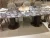 Import Luxury dining room marble gemstone furniture purple fluorite dining table set from China
