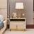 Import luxury gold stainless steel frame movable 2 drawers bedroom furniture chest cabinet beside the bed nightstand side table from China