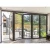 Import Luxury House Good Price Aluminum Profile Black Frame Balcony Sunroom Sliding Folding Door from China