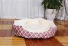 Luxury lattice pattern pet accessories products pet bed for dogs