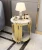 Import Luxury Modern design stanieless steel glass top round side table polished gold end table from China