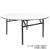 Import Luxury wedding party round folding dining table with rotating centre from China
