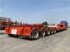 Luyi 5 line 10 axle 120 ton 150 ton low  loader lowbed truck lowboy trailer