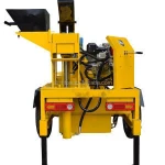 M7mi no need pallet adobe moving clay interlocking block making machine with 15hp diesel engine