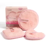 MAANGE Water Cleansing Microfiber Washable Reusable Face Skin Cleansing Cosmetic Puff Beauty Makeup Remover Pads Sponge Set