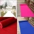 Import Machine made red carpet/ wedding aisle runner carpet/ red carpet runner SGS validates commercial needled polyester red carpet from China
