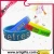Import Made in china factory fashion silicone rubber wristband bracelet with holes from China