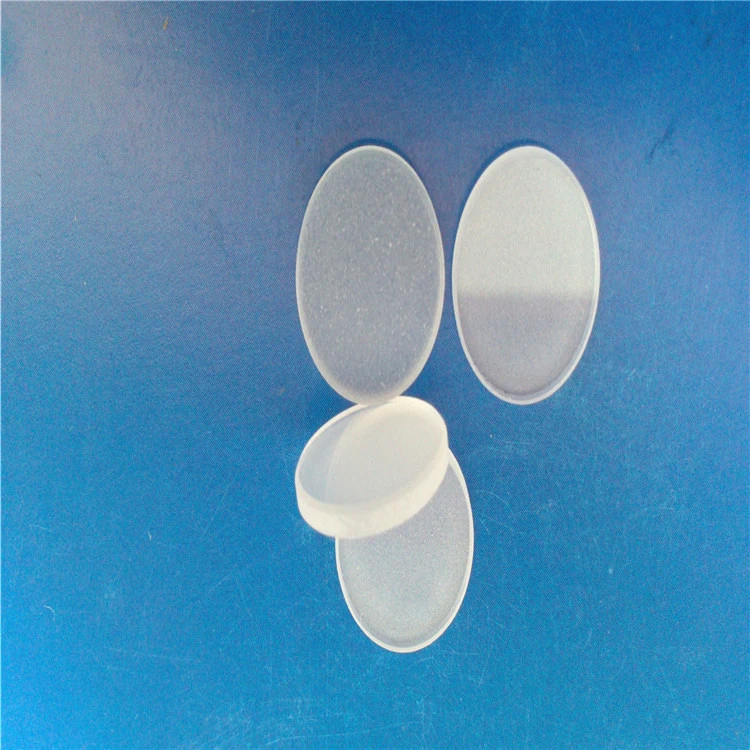 Manufacture frosted round quartz/ fused silica glass plate