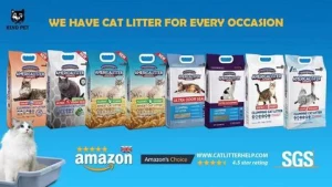 Manufacture High Quality Cat Litter Plant Cat Sand Premium Wheaty