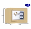 Manufacturer price high security LS-17E  deposit safe box for children, home and hotel/  customized color and size