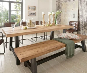 Manufacturer solid wood material classical design wood dining table