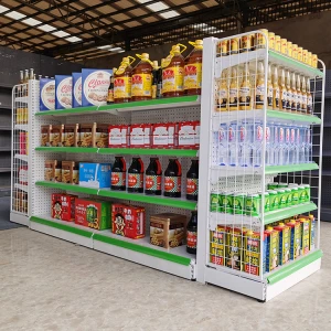 Manufacturer Supermarket Equipment Gondola Supermarket+Shelves/Single Side Supermarket Shelf With Bracket /Store Display Rack