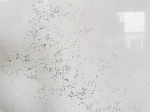 Buy Marble Style Quartz Artificial Stone White Calacatta Quartz Slab ...