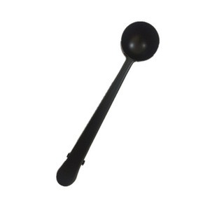 matt black 304/430 Stainless Steel Ground Coffee Measuring Spoon/Scoop with Bag Clip