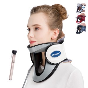 Medical Devices Air Inflatable Cervical Collar Pain Relief Orthopedic Neck Stretching Pillow  Neck Traction Device