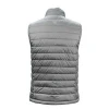 Men&#039;s Heated Padded Vest Heated Puffer Vest, Grey - 7V Battery