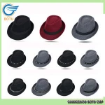 mens red fedora hat