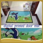 PVC Door mats/ Bath Mats with snow man printed anti-slip mats