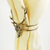 metal alloy reindeer curtain clip ,decorative curtain buckle