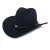 Import Metal bullhead western cowboy top hat cross-border hot autumn and winter woolen jazz hat felt hat from China