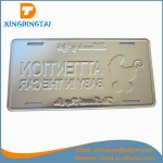 Metal Car License Plate Made Of Aluminum For Baby Car