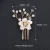 Import Metal Flower Classic Joyeria Crystal Petals Bridal Wedding or Prom Hair Comb Accessory Wedding Gift from China