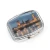 Import Metal Round Enamel Pill box Jewelry Box City Theme Travel Pocket Mini Pill Storage Case Purse Daily Small Pill Case from China