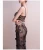 Import MIGO 2018 new style strap black sexy see through mesh colorful flower elegant bride maxi evening dress for women wedding party from China