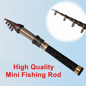 mini pocket sea fishing rod spinning telescopic fishing rod