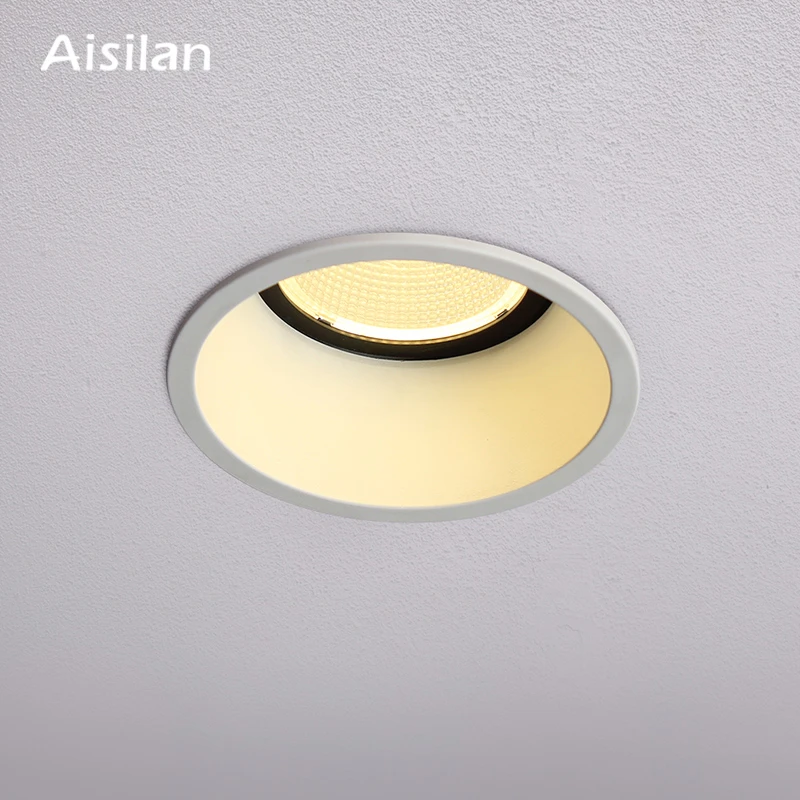 modern 7 watt smart wifi dimmable adjustable trimless ceiling anti glare downlight LED recessed spotlight