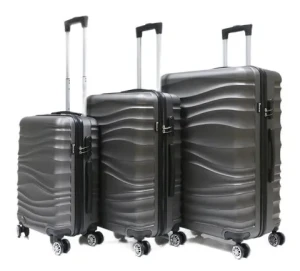 Modern ABS Hard Shell Luggage Set 20 24 28 Waterproof Carry On Suitcase 3pcs Set Lightweight Rolling Luggage
