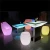 Import modern bar table sets/bar table furniture/luminous PE plastic furniture led bar table and chair from China