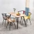 Import modern italy Hot selling dining room furniture modern simple wooden dining table set Restaurant Chairs and table dining room set from China