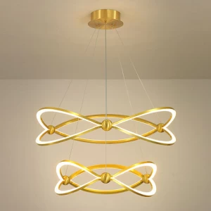 Modern lamp Luxury chandelier decorative bedroom lamp lighting circle chandelier LED ceiling profiled lamps