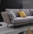Import Modern living room furniture Big size fabric sofa with chaise lounge from China