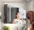 Import Modern Luxury Wood Bathroom Vanity Vanities Combo Stone Vanity Set Combo Smart LED  Mirror Cabinet Faucet from China