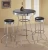 Import Modern metal round set bar table set metal bar furniture set supplier from China