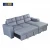Import Modern style hot sale living Room L Shape Corner pull out Fabric Folding Sofa bed room sofa from China